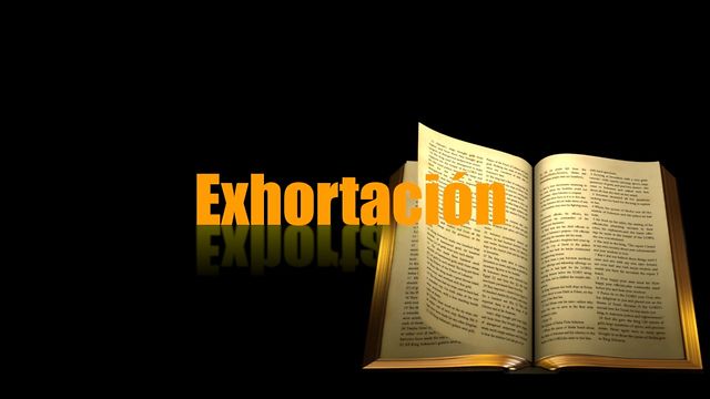 what is an exhortation